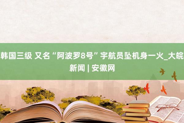 韩国三级 又名“阿波罗8号”宇航员坠机身一火_大皖新闻 | 安徽网