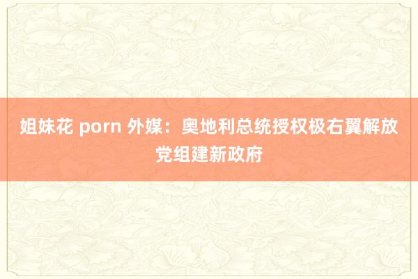 姐妹花 porn 外媒：奥地利总统授权极右翼解放党组建新政府