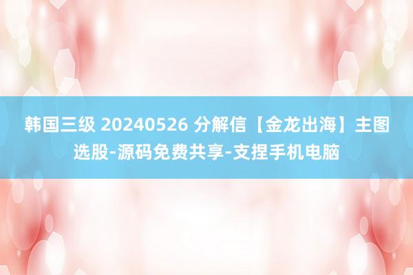 韩国三级 20240526 分解信【金龙出海】主图选股-源码免费共享-支捏手机电脑